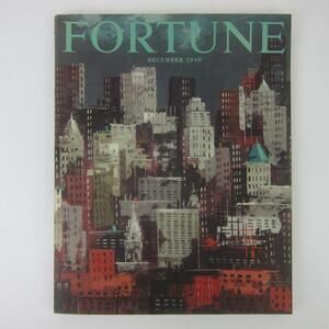 Vintage FORTUNE Magazine December 1949 Julio de Diego Cover IBM Nash Mack Ads